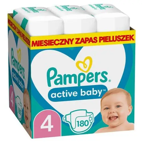 PAMPERS Pieluchy Active Baby 4 180 szt