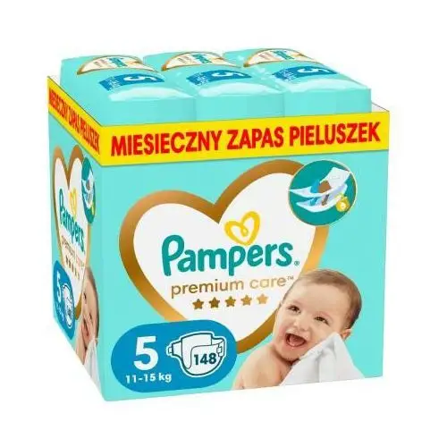 Pampers Pieluchy Premium Monthly Box S5 148
