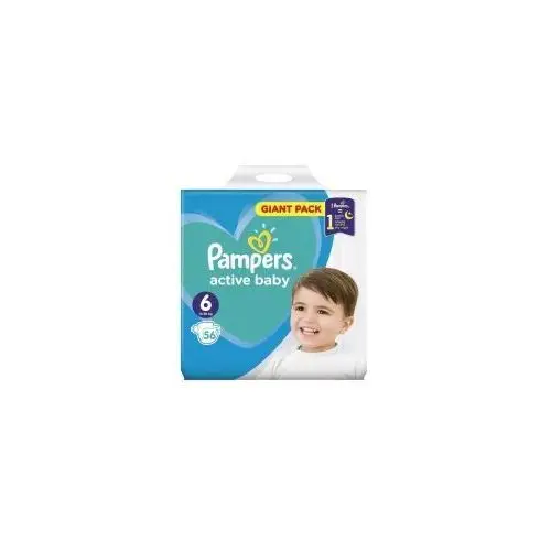 Pampers pieluszki extra large 6 active baby dry (13-18 kg) 56 szt