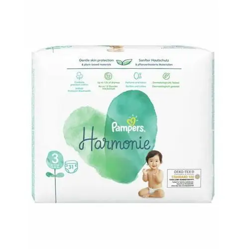 Pampers Pure Harmonie Pieluchy Midi 3 (6-10 kg) 31 szt