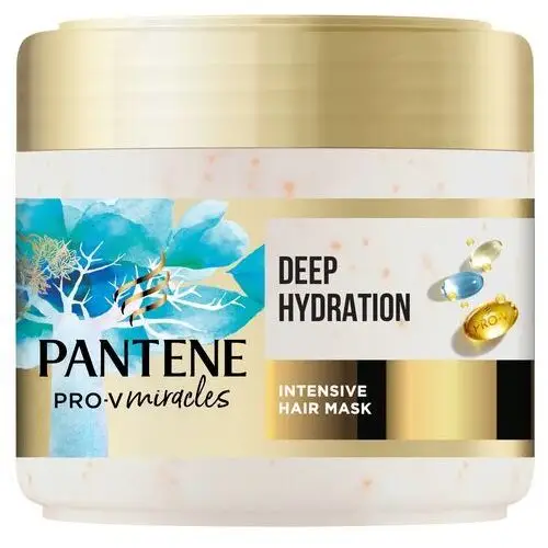 Pantene Hydra Glow Intensywnie odżywiająca maska z biotyną, Włosy suche