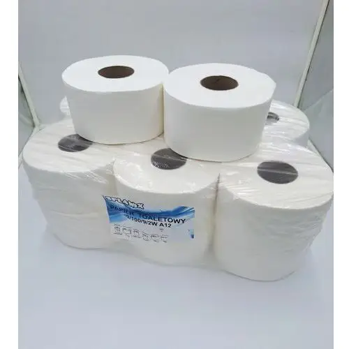 Papier toaletowy 100mx12szt. biały,celuloza 100%