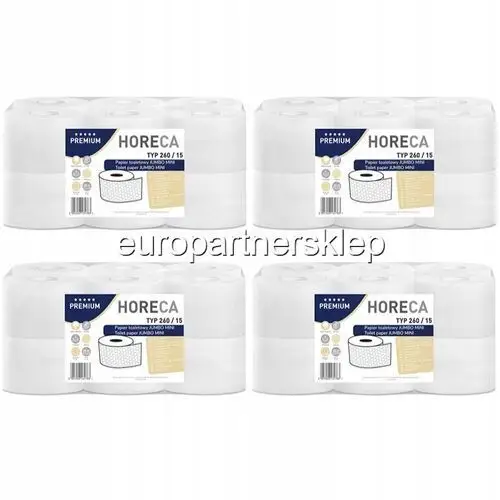 Papier toaletowy Horeca Premium (4 opak) a'12 biały