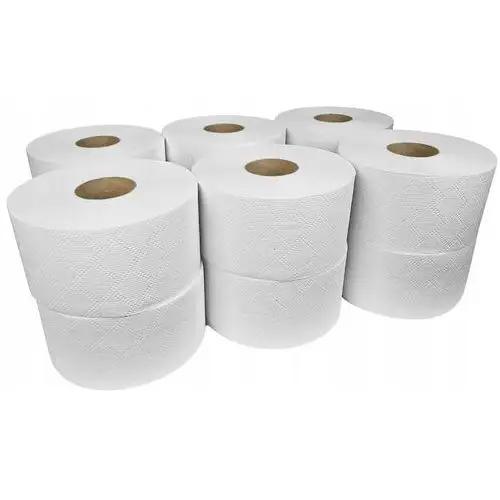 Papier Toaletowy Jumbo Biały Makulatura 12szt