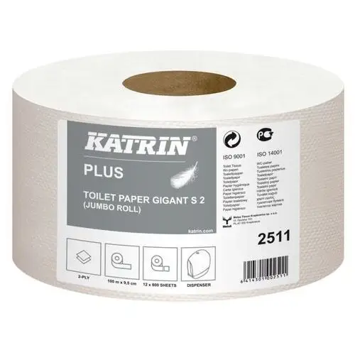 Papier toaletowy Katrin Plus 2511 Mini Jumbo T2