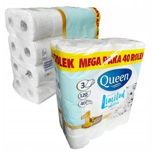 Papier Toaletowy Queen 40 Rolek 3WAR Paka