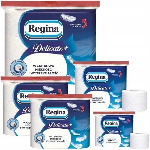 Papier Toaletowy Regina Delicate+ poduszeczki powietrzne 4W miękki 9 rolek