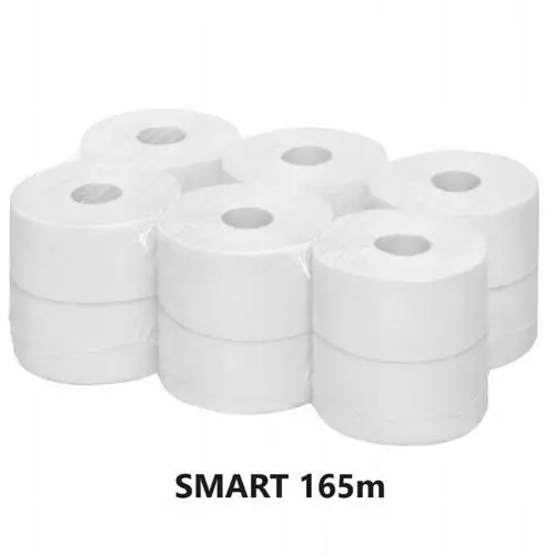 Papier toaletowy Smart 165m 2w. celuloza (zamiennik Tork SmartOne) x 12 rol