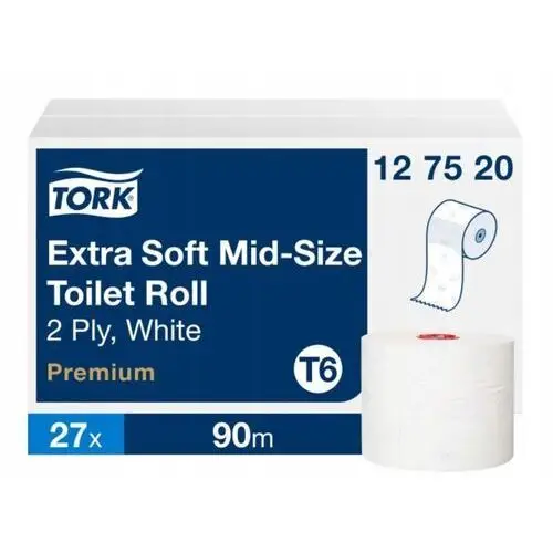 Papier toaletowy T6 x27 MID Size Tork 127520