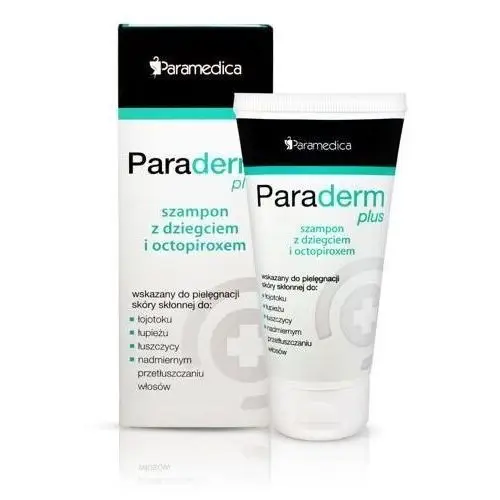 Paramedica sp. z o.o. Paraderm plus szampon z dziegciem i octopiroxem 150ml