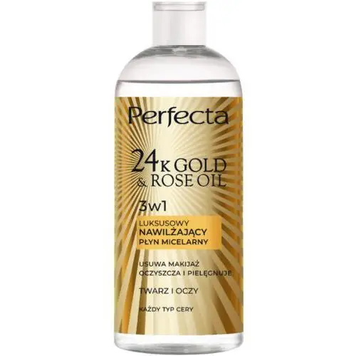 24k gold & rose oil płyn micelarny Perfecta