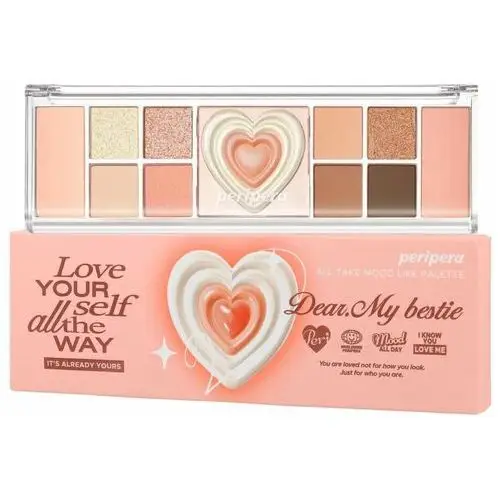 All take mood like palette 02 peach heaven - paleta cieni Peripera