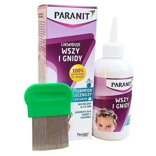 PARANIT Szampon leczniczy 200ml + grzebień