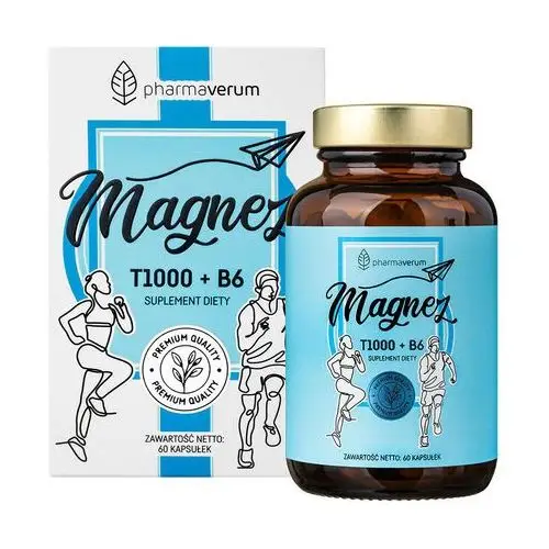 Suplement Magnez T1000+B6 Pharmaverum,26