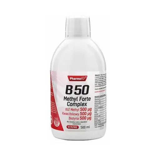 Suplement B50 Methyl Forte Complex płyn 500 ml, Pharmovit PharmoVit Regular,09
