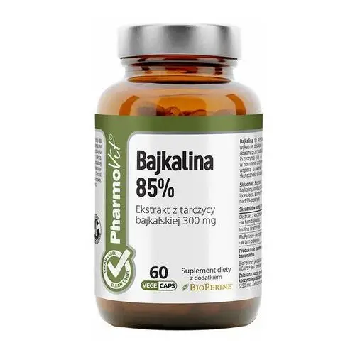 Suplement Bajkalina 85% 60 kaps PharmoVit Clean Label,83