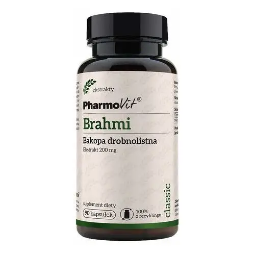 Suplement brahmi bakopa drobnolistna 20:1 200 mg 90 kaps classic Pharmovit