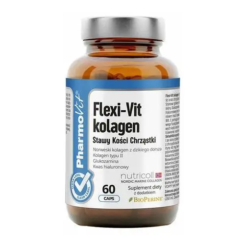 Suplement flexi-vit kolagen 60 kaps clean label Pharmovit