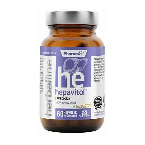 Suplement Hepavitol™ wątroba 60 kaps PharmoVit Herballine™