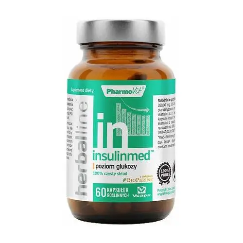 Pharmovit Suplement insulinmed™ poziom glukozy 60 kaps herballine™