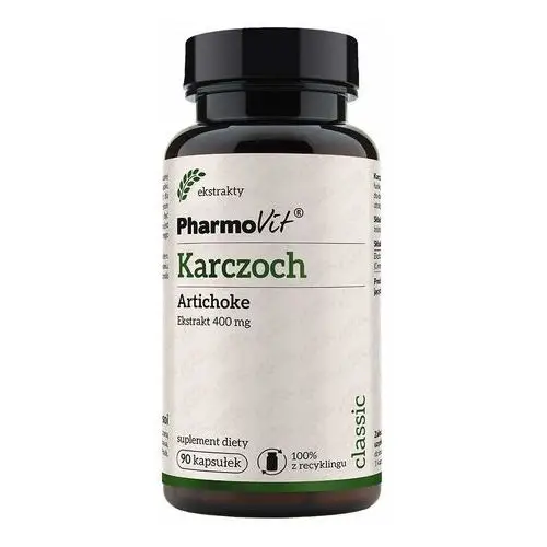 Pharmovit Suplement karczoch artichoke 4:1 400 mg 90 kaps classic
