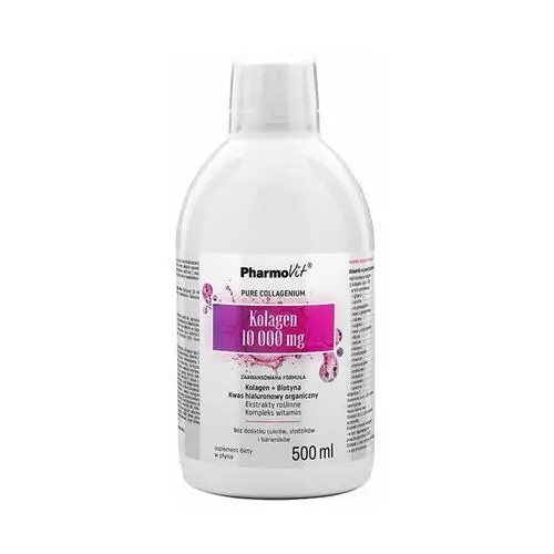 Pharmovit Suplement kolagen 10 000 mg zaawansowana formuła płyn 500 ml regular