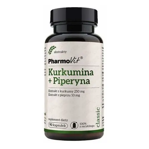 Pharmovit Suplement kurkumina + piperyna 90 kaps classic