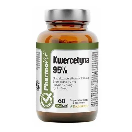 Suplement Kwercetyna 95% 60 kaps PharmoVit Clean Label,25