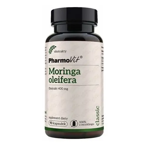 Suplement Moringa oleifera 400 mg 90 kaps PharmoVit Classic,10