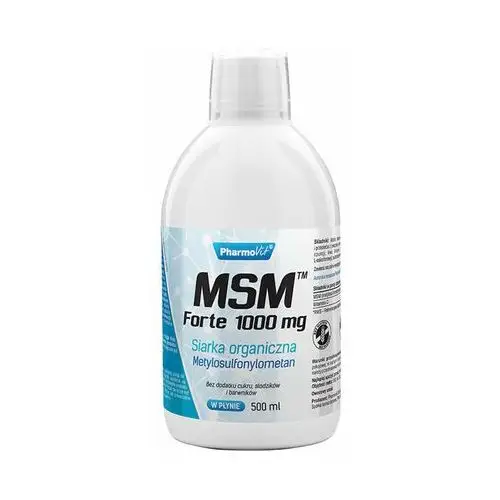 Suplement msm™ forte 1000 mg płyn 500 ml regular Pharmovit