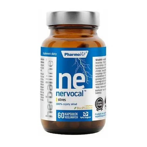 Suplement nervocal™ stres 60 kaps herballine™ Pharmovit