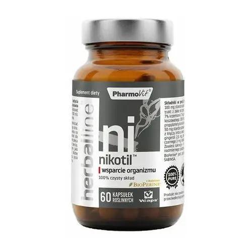 Pharmovit Suplement nikotil™ wsparcie organizmu 60 kaps herballine™