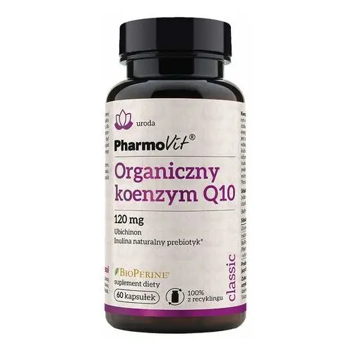 Suplement organiczny koenzym q10 120 mg 60 kaps classic Pharmovit