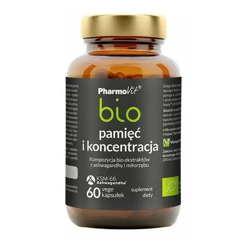 Pharmovit Suplement pamięć i koncentracja bio 60 kaps bio