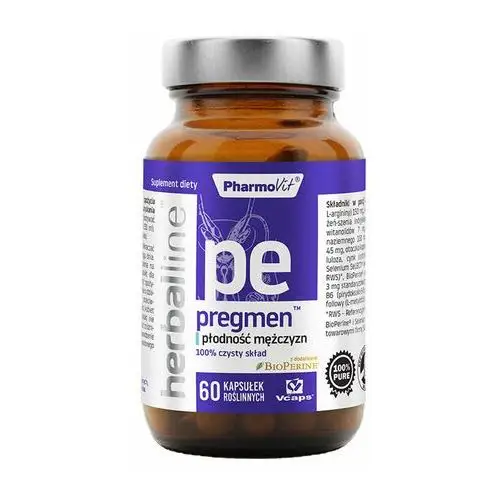 Suplement Pregmen™ płodność mężczyzn 60 kaps PharmoVit Herballine™,69