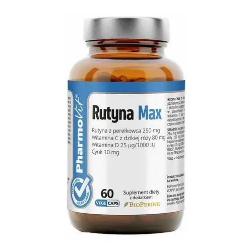 Pharmovit Suplement rutyna max 60 kaps clean label