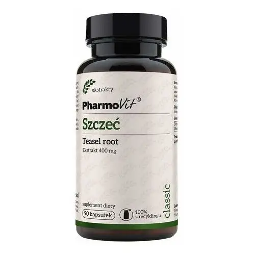 Suplement szczeć teasel root 4:1 400 mg 90 kaps classic Pharmovit