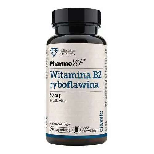 Pharmovit Suplement witamina b2 ryboflawina 50 mg 60 kaps classic