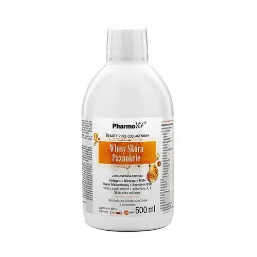 Suplement Włosy Skóra Paznokcie Zaawansowana formuła 500 ml PharmoVit Regular,86