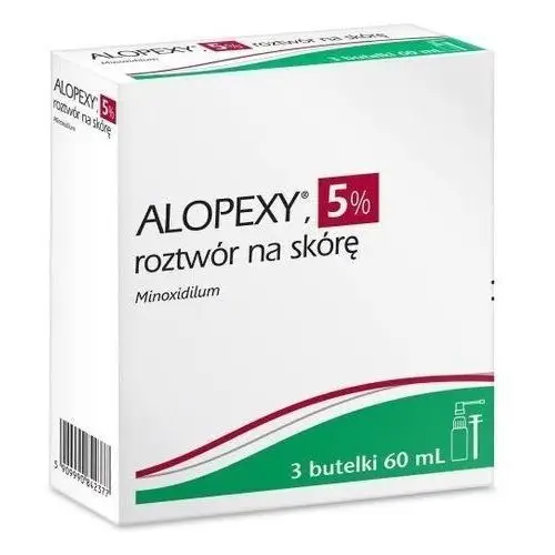 Alopexy 50mg/ml roztwór na skórę 3 butelki x 60ml