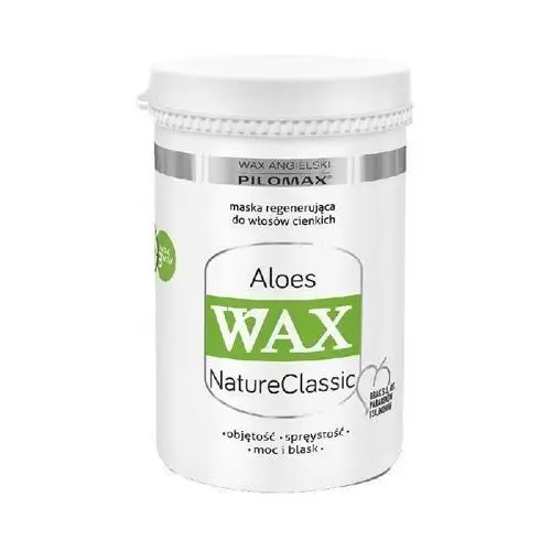 WAX Pilomax NaturClassic Aloes maska regenerująca do włosów cienkich 240ml