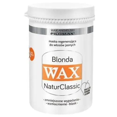 Pilomax Wax naturclassic blonda maska regenerująca do włosów jasnych 480ml