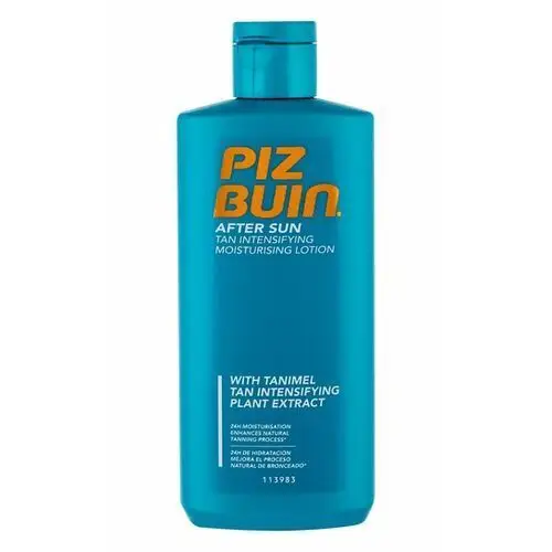 Piz buin after sun moisturising lotion with tanimel nawilżający balsam po opalaniu dla uzyskania intensywnej opalenizny 200 ml