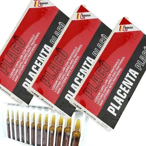 Placenta Placo Ampułki na Porost Włosów 36 x 10ml
