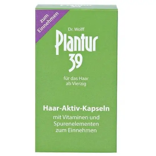 39 aktywne kapsułki do włosów - suplement diety 60 pcs Plantur