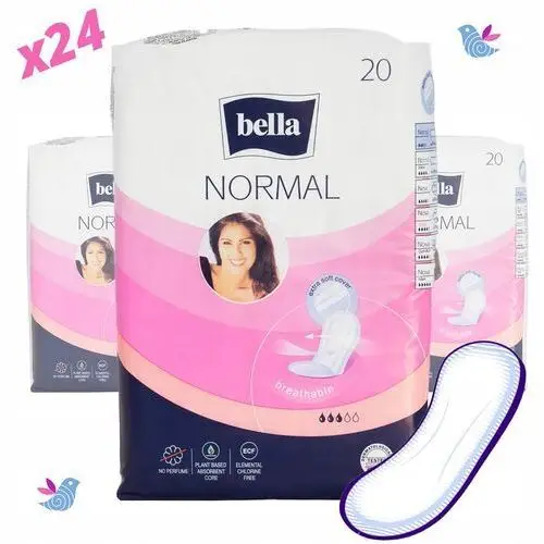 Podpaski higieniczne Bella Normal bez skrzydełek 20 szt