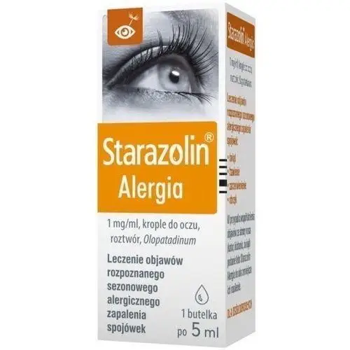 Starazolin alergia krople do oczu 5ml Polfa warszawa