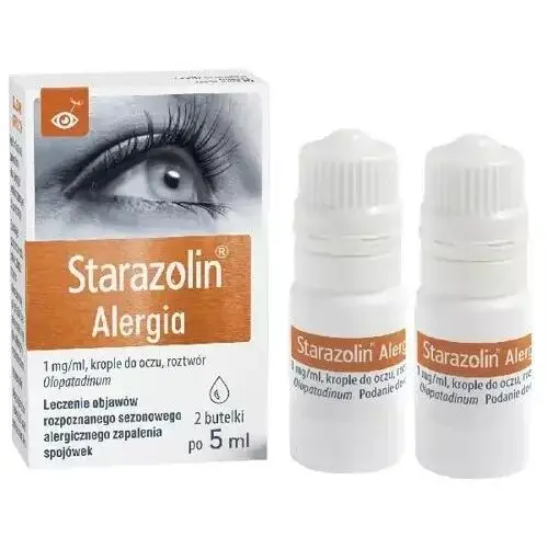 Starazolin alergia krople do oczu 5ml x 2 sztuki Polfa warszawa