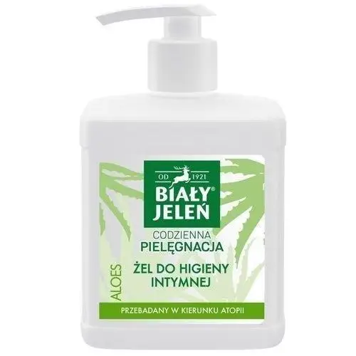 Biały jeleń hipoalergiczny żel do higieny intymnej z aloesem 500ml Pollena