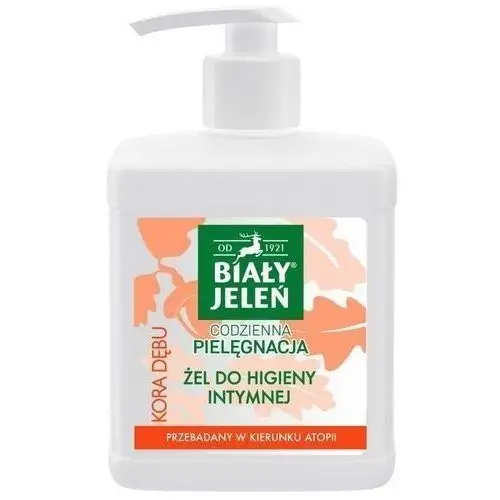 Biały jeleń hipoalergiczny żel do higieny intymnej z korą dębu 500ml Pollena